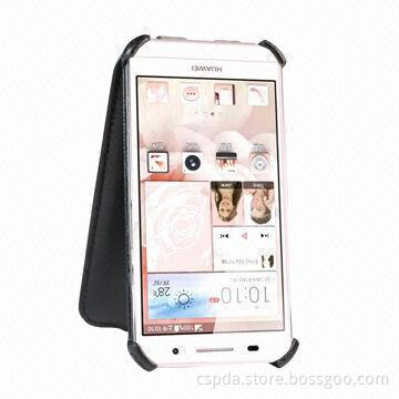 Hot-selling flip leather case for Huawei Ascend P6